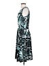 Lularoe Graphic Teal Cocktail Dress Size S - photo 5