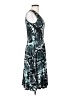 Lularoe Graphic Teal Cocktail Dress Size S - photo 4