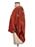 West Kei 100% Polyester Red Orange 3/4 Sleeve Blouse Size S - photo 5