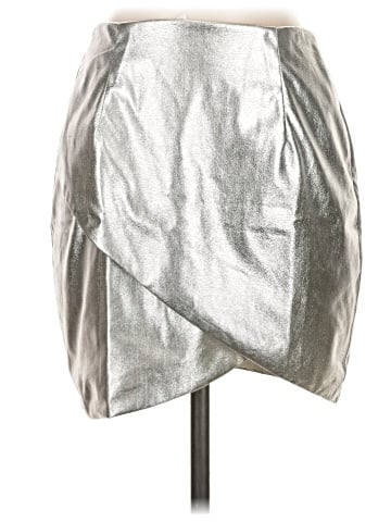Superdown Faux Leather Skirt (view 1)