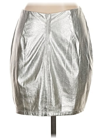 Superdown Faux Leather Skirt (view 2)