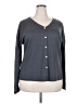 Ekouaer Gray Long Sleeve Top Size 2X - photo 1