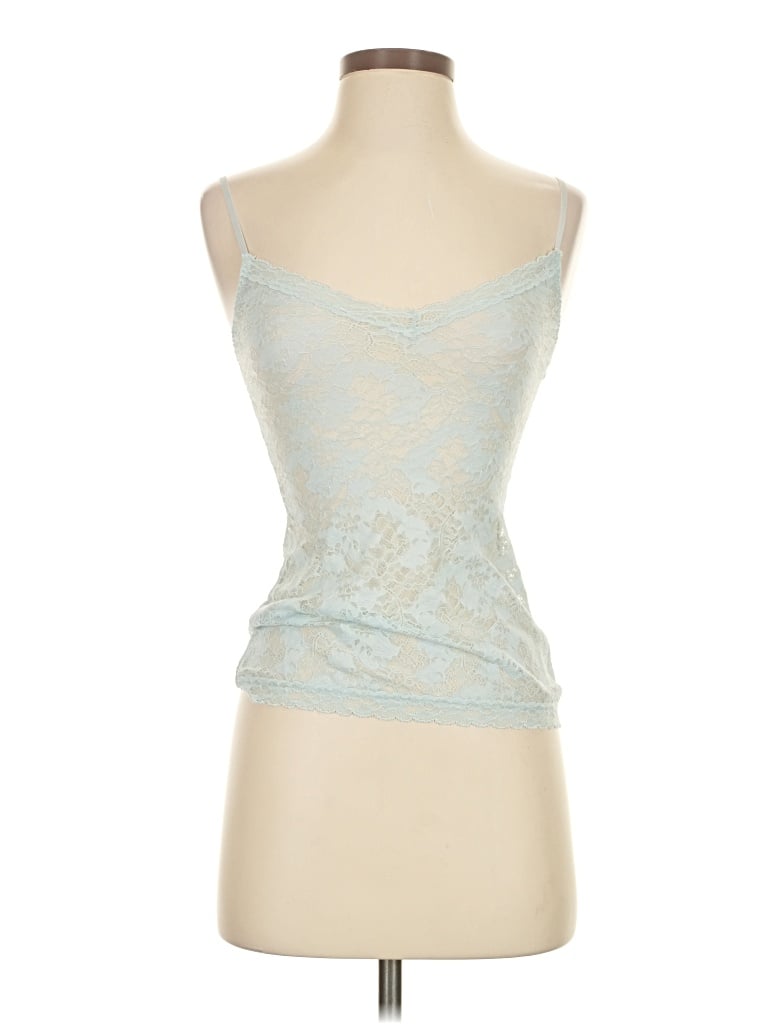 Pre-owned Calypso St Barth Tank Top Blue Strapless Neckline Tops