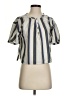 Travis Mathew Stripes Blue Short Sleeve Blouse Size XS - photo 1