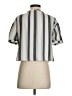 Travis Mathew Stripes Blue Short Sleeve Blouse Size XS - photo 2