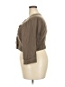 Torrid Brown 3/4 Sleeve Button-Down Shirt Size 2X Plus (2) - photo 5