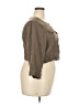 Torrid Brown 3/4 Sleeve Button-Down Shirt Size 2X Plus (2) - photo 4