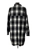 Fashion on Earth 100% Polyester Plaid Gray Coat Size L - photo 2