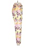 Assorted Brands 100% Recycled Polyester Floral Yellow Casual Pants Size M - photo 4