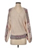 Unbranded Tan Long Sleeve Blouse Size S - photo 1