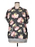 Gilli Floral Gray Poncho Size 1X - photo 1