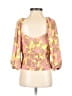 AFRM Yellow 3/4 Sleeve Blouse Size XS - photo 2