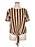 One Step Up Yellow Short Sleeve Blouse Size 1X - photo 1