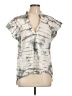 Unbranded Gray Short Sleeve Blouse Size L - photo 1