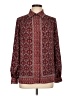 Max Studio 100% Polyester Paisley Burgundy Long Sleeve Blouse Size L - photo 1