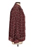 Max Studio 100% Polyester Paisley Burgundy Long Sleeve Blouse Size L - photo 4