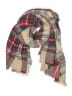 Unbranded Plaid Brown Red Scarf One size - photo 1