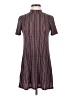 BCBGeneration Stripes Burgundy Casual Dress Size XS - photo 1