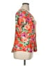 Juniper + Lime Floral Orange Short Sleeve T-Shirt Size XL (petite) - photo 4