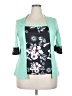 Unbranded Teal 3/4 Sleeve Blouse Size XXL - photo 1