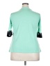 Unbranded Teal 3/4 Sleeve Blouse Size XXL - photo 2
