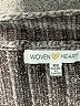 Woven Heart 100% Polyester Gray Cardigan Size XS - photo 7