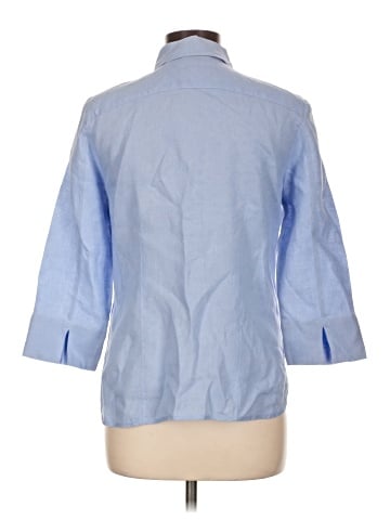 Talbots 3/4 Sleeve Button-Down Shirt (view 2)