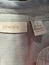 Chico's Gray 3/4 Sleeve Button-Down Shirt Size Med (1) - photo 7