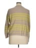 Grace & Lace Stripes Tan Pullover Sweater Size XL - photo 2