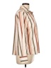 Unbranded 100% Polyester Stripes Tan Long Sleeve Blouse Size L - photo 4