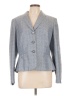 John Meyer 100% Polyester Tweed Blue Blazer Size 12 - photo 1