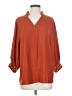 Glam Orange 3/4 Sleeve Blouse Size S - photo 1