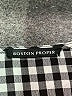 Boston Proper Checkered-gingham Black Short Sleeve Blouse Size S (estimated) - photo 7
