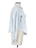 Evereve 100% Cotton Blue Long Sleeve Blouse Size S - photo 4
