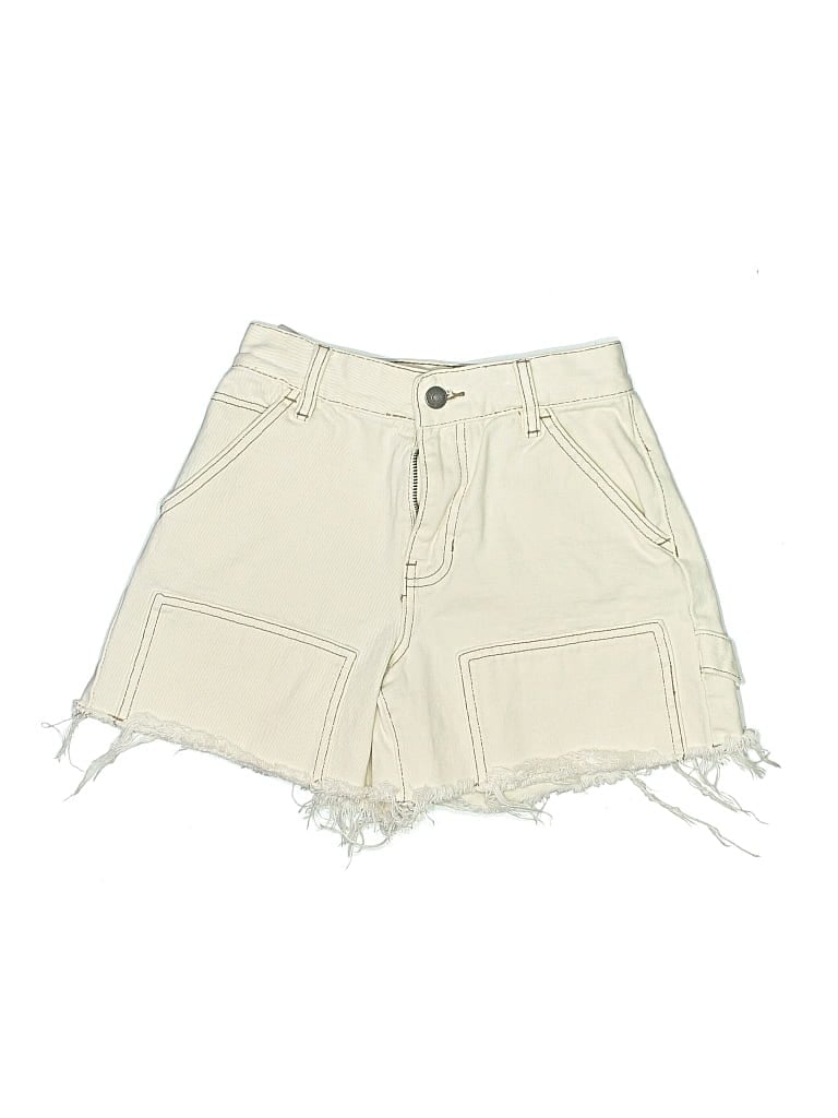 Pre-owned Pacsun Khaki Shorts In White