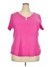 Assorted Brands Pink Short Sleeve Top Size 3X - photo 1