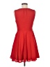 Express 100% Polyester Solid Red Cocktail Dress Size 6 - photo 2