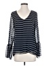 Banana Republic 100% Polyester Black Long Sleeve Blouse Size S - photo 1
