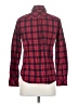 Talbots Plaid Red Long Sleeve Button-Down Shirt Size S - photo 2