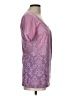 Olivia Moon Purple Short Sleeve Top Size L - photo 4