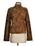 Garnet Hill Print Brown Jacket Size 4 - photo 1