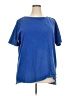 Woman Within Blue Short Sleeve T-Shirt Size 22 (1X) - photo 1