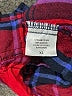 Como Vintage 100% Rayon Plaid Red Long Sleeve Button-Down Shirt Size XL - photo 8