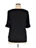 The Limited 100% Polyester Black 3/4 Sleeve Top Size XL - photo 2