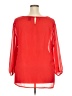 Simply Irresistible 100% Polyester Red 3/4 Sleeve Blouse Size 3X - photo 2