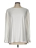 Susan Graver Ivory Long Sleeve Blouse Size L - photo 1