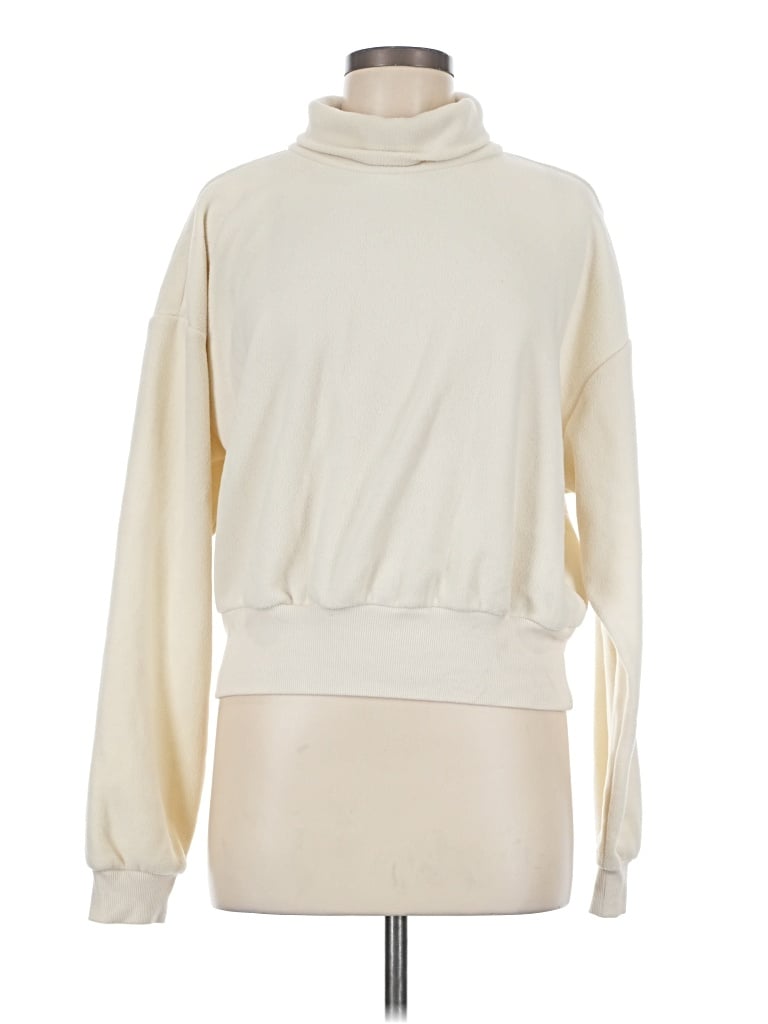 Pre-owned Active By Old Navy Turtleneck Sweater In White