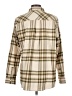 Weatherproof Plaid Tan Long Sleeve Blouse Size L - photo 2