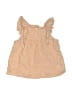 H&M 100% Cotton Tan Sleeveless Blouse 3-6 MO / 6 MO - photo 1