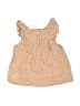H&M 100% Cotton Tan Sleeveless Blouse 3-6 MO / 6 MO - photo 2
